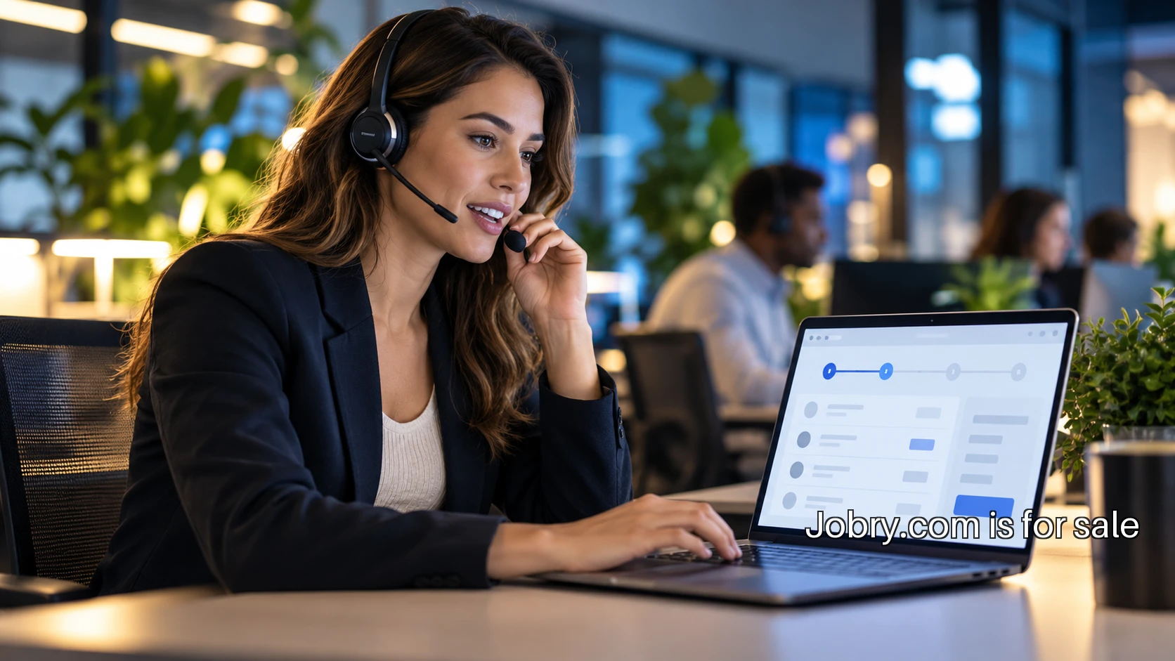 A recruiter preparing a candidate update at a workstation